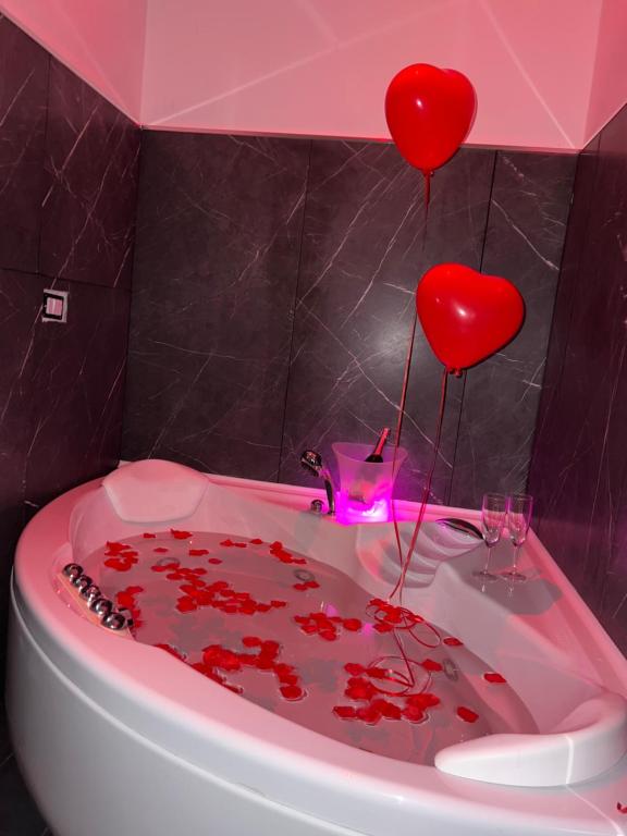 Luxury Suite 1 Bainsizza — Vasca atmosfera romantica